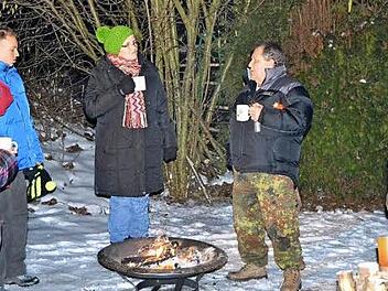 Die Mitglieder der Vereins verstehen es zu feiern; auch bei Eis und Schnee.  Foto: privat