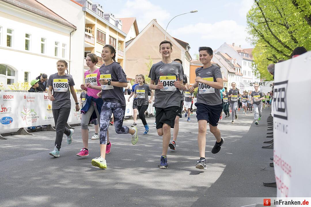 Weltkulturerbelauf 2017 in Bamberg: Der Stadtwerke Schüler-Lauf