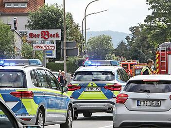 In der Baustelle in der Bayreuther Stra&szlig;e geschah der Unfall.