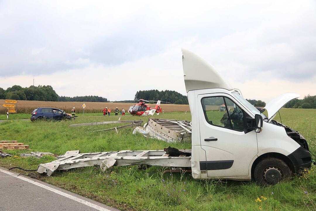 Schwerer Unfall im Landkreis Bamberg