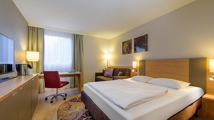 Doppelzimmer im Fürther Hotel Mercure.