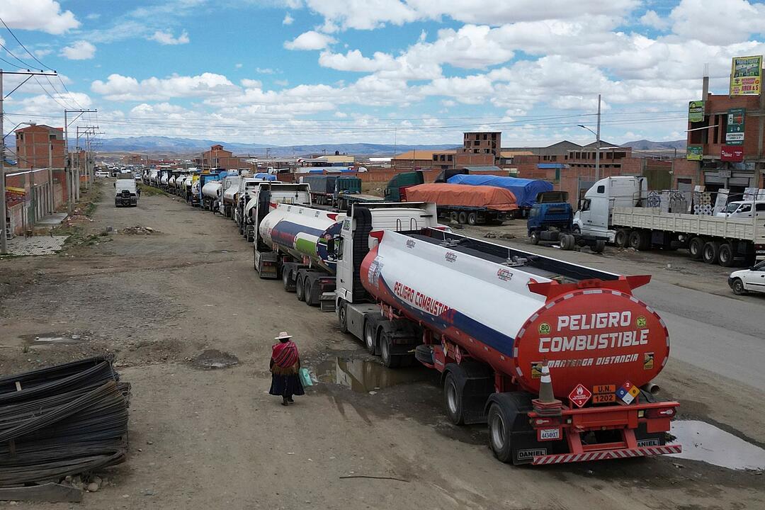 Treibstoffmangel in Bolivien