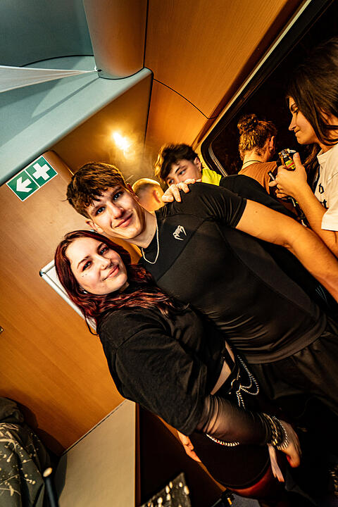 Die beste Party im Zug!