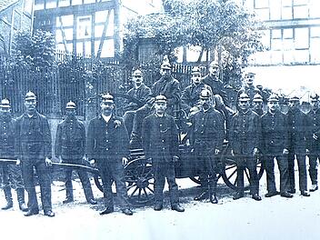 Erstmals findet 1875 eine Übung der freiwilligen Feuerwehren in Lichtenfels statt. Foto: Archiv