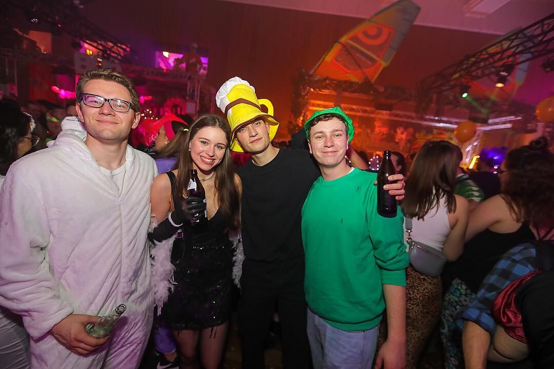 Beste Partystimmung in der Stadthalle