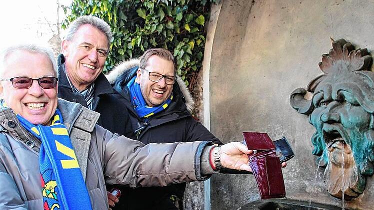 Geldbeutelwäsche am Ende einer erfolgreichen Session