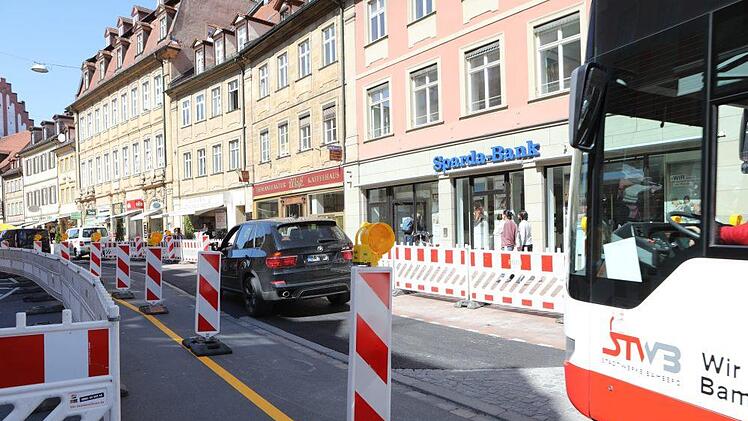 Beengte Verhältnisse bis  Ende Oktober  Foto: Barbara Herbst