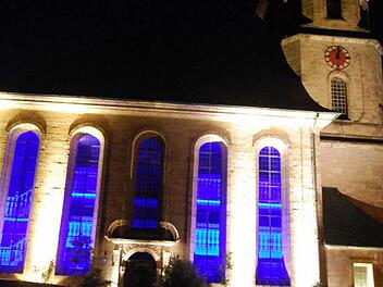 Was die Finanzierung der Kirchenbeleuchtung in Trebgast betrifft, gingen in der Gemeinderatssitzung am Montagabend die Meinungen von politischer und Kirchengemeinde auseinander. Foto: Dieter Hübner