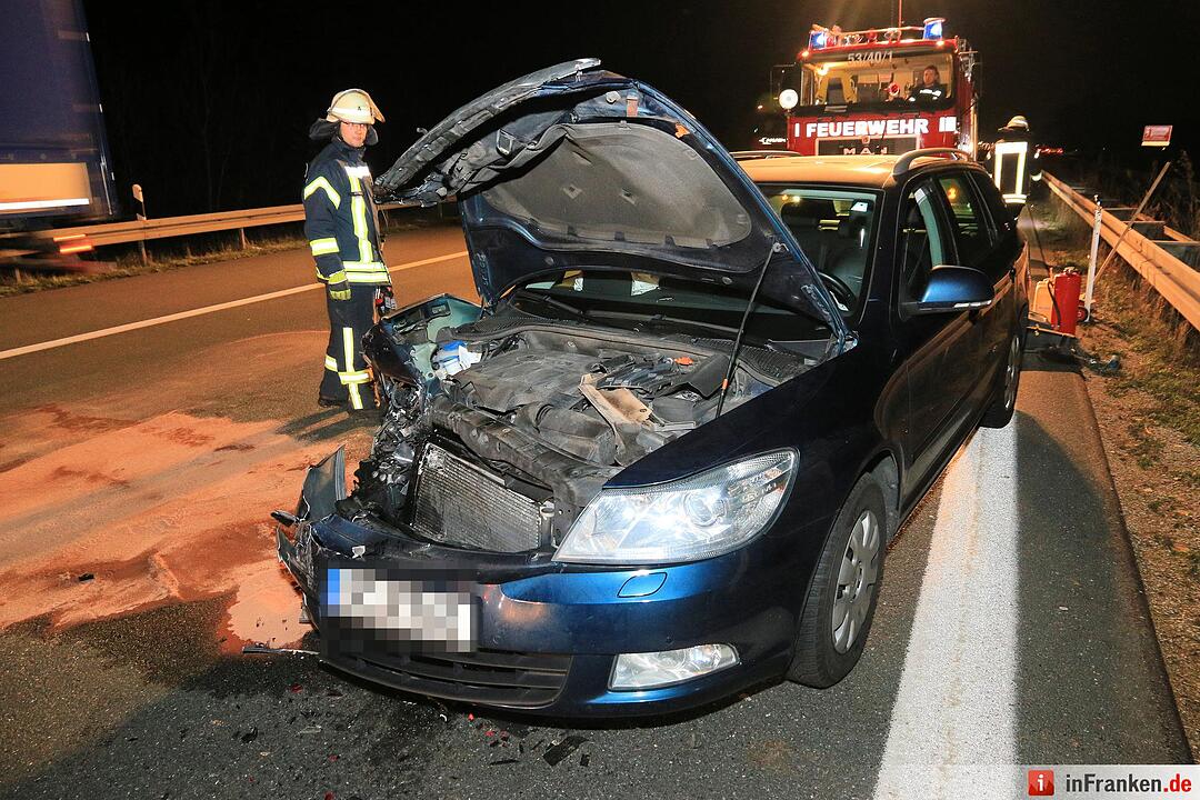 Unfall auf der A3 bei Höchstadt