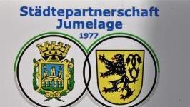 Die Stadtwappen der Partnerst&auml;dte Repros: Dieter Seyfarth