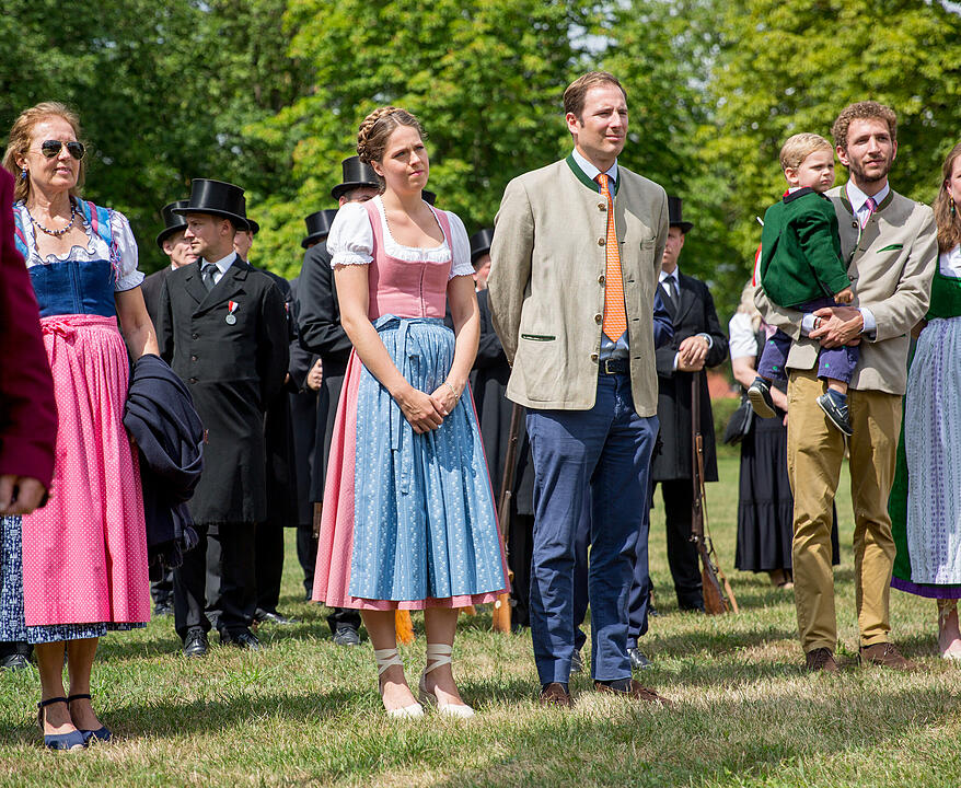 Heimf&uuml;hrung der Braut des F&uuml;rsten Castell-R&uuml;denhausen