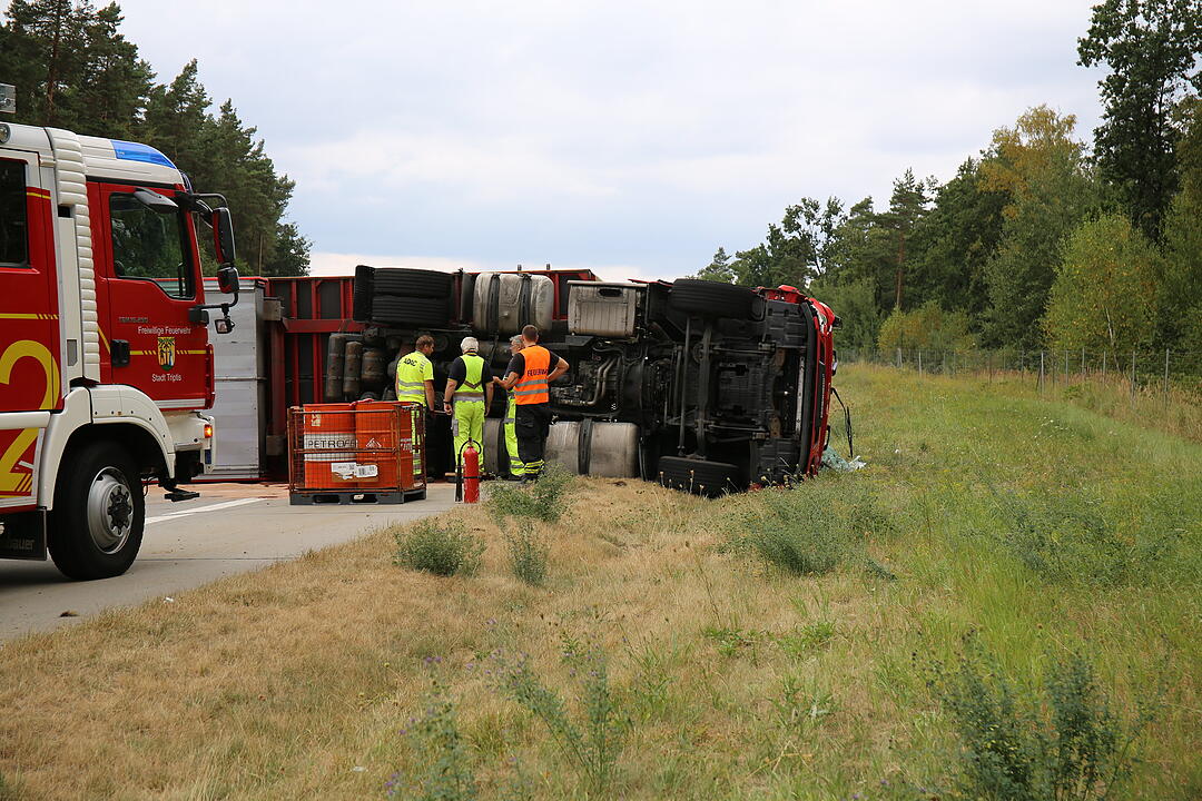 Kulmbacher Lkw legt Verkehr auf der A9 lahm