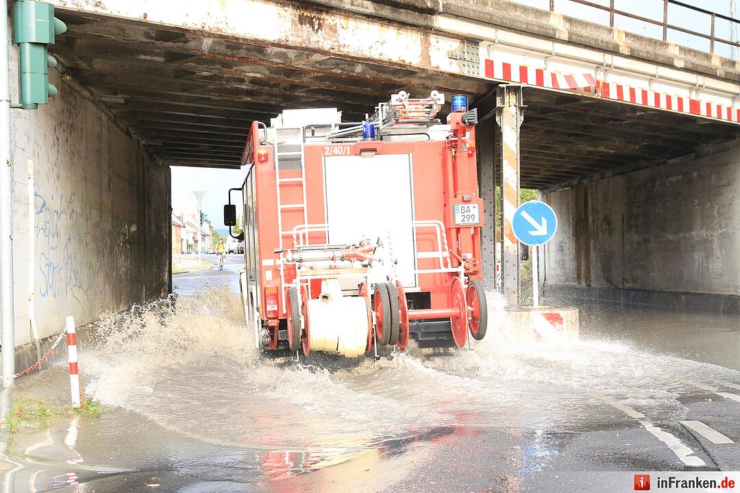 Massive Schäden nach Sturm in Bamberg