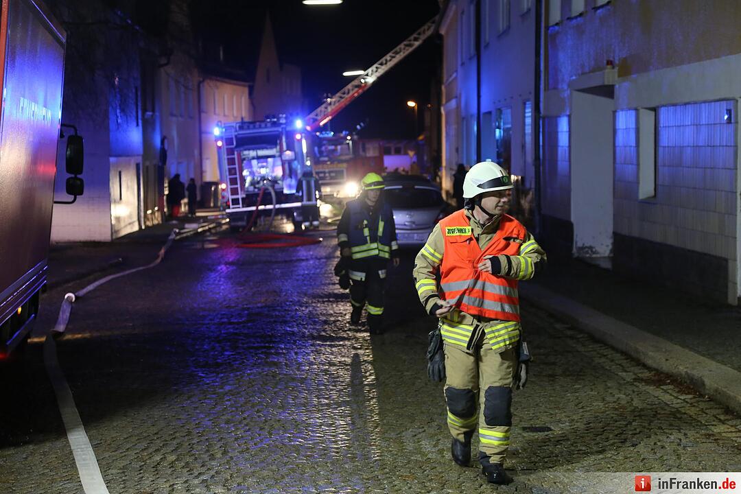 Grossbrand im ehemaligen Kinosaal in Kirchenlamitz