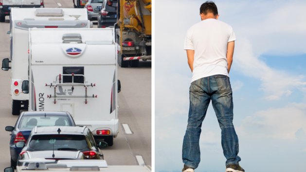 A3 im Kreis Erlangen: Trucker (53) pinkelt auf die Autobahn - und wird von Polizei erwischt