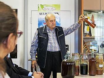 Fast 15 Monate arbeitete Ludwig Mayer am Keltentrunk. Foto: T. Hirschberg