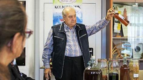 Fast 15 Monate arbeitete Ludwig Mayer am Keltentrunk. Foto: T. Hirschberg