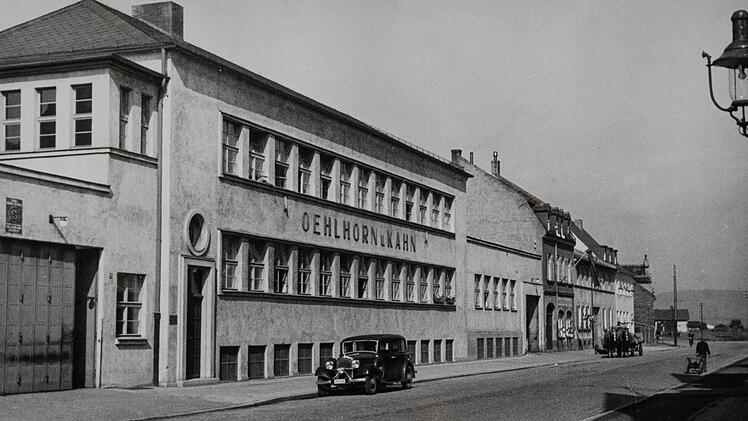 Das Firmengebäude an der Hallstadter Straße um 1936: Von hier aus hat sich das Unternehmen nach und nach Richtung Laubanger erweitert. Foto: Oeka