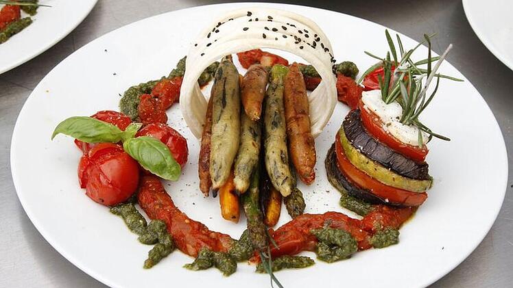 Vegetarisches BBQ mit Beilagen: dafür erhielten die Grillmeister die beste Bewertung.