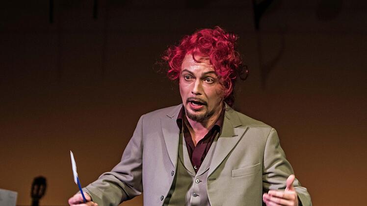 Impressionen vom Kinderkonzert "Herr Buffo und der Notendieb" im Coburger Theater in der Reithalle: Ingo Paulick.Foto: Jochen Berger