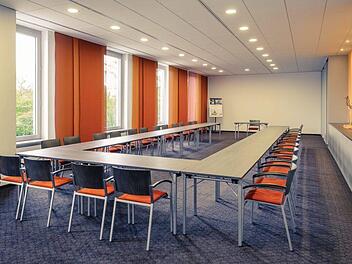 Einer der Tagungsräume im Tagungshotel Mercure Schweinfurt Maininsel.Foto: Hotel Mercure Schweinfurt Maininsel