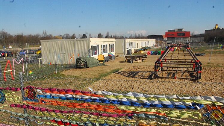 Erfahrung mit Containern: Auch an der Beethovenstraße schuf man schon ein Provisorium.