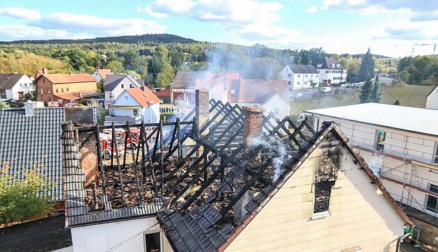 Großbrand in Lichtenfels
