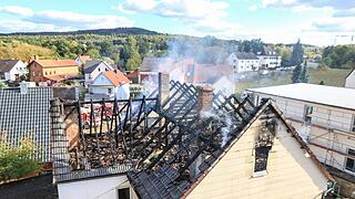 Großbrand in Lichtenfels