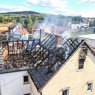 Großbrand in Lichtenfels