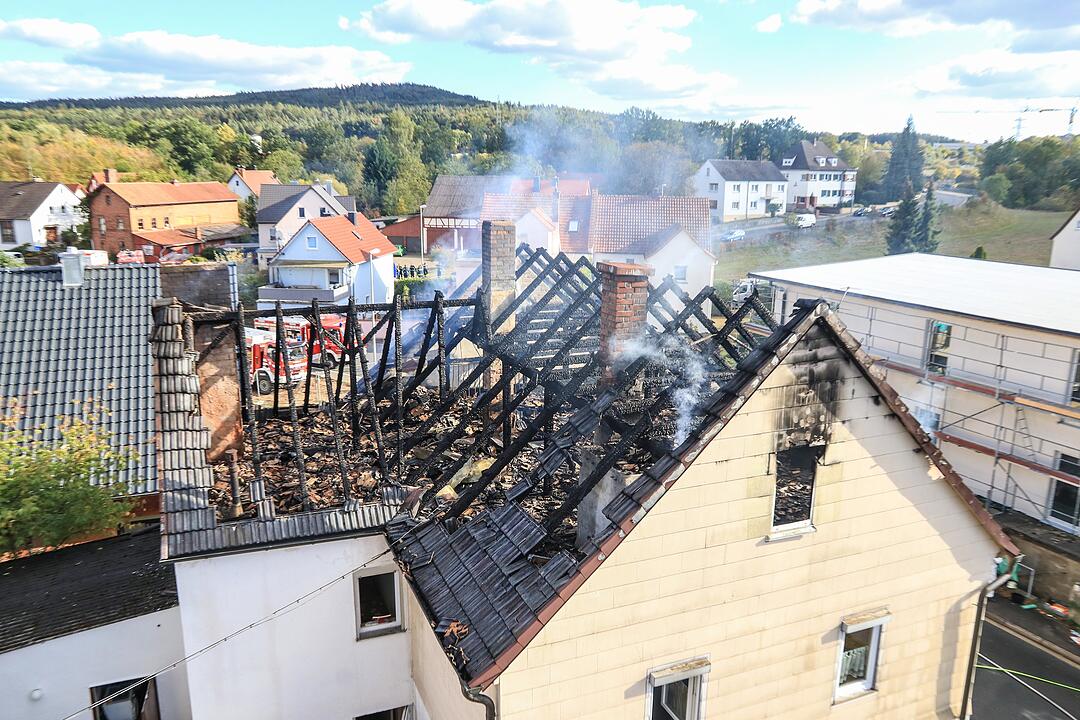 Großbrand in Lichtenfels