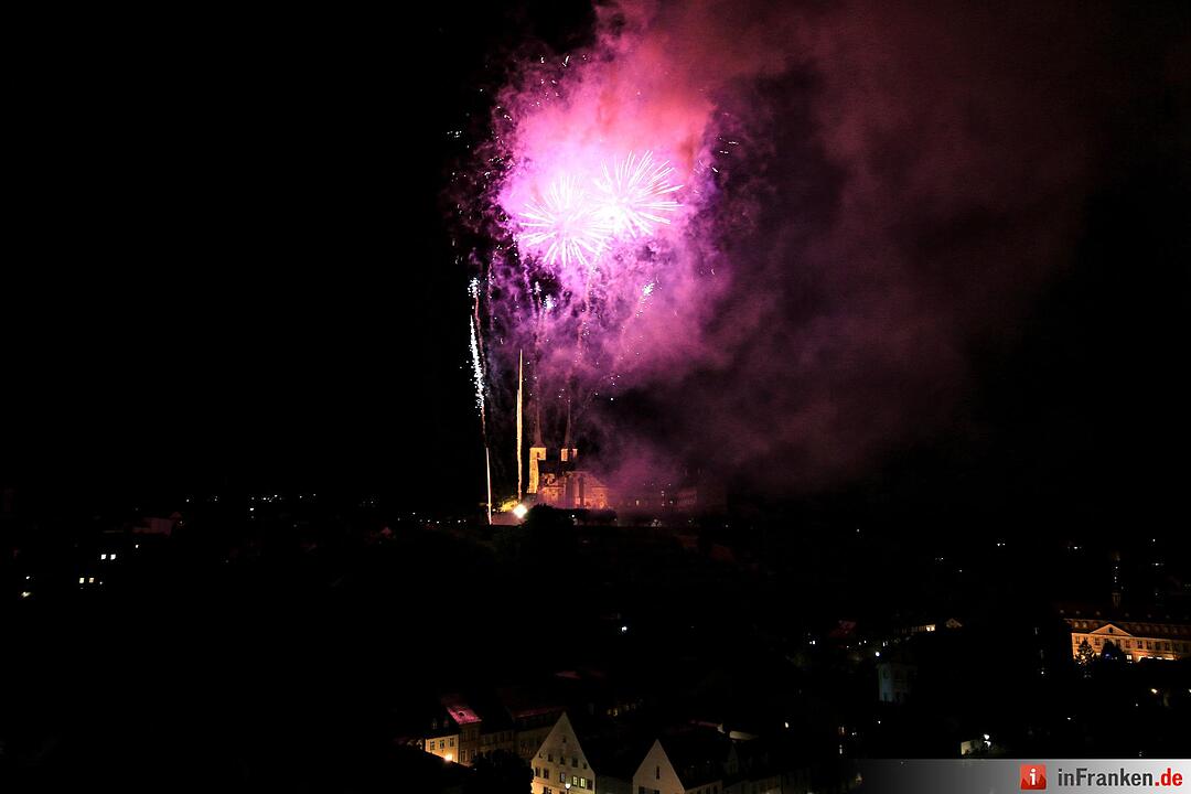 Sandkerwa-Feuerwerk in Bamberg