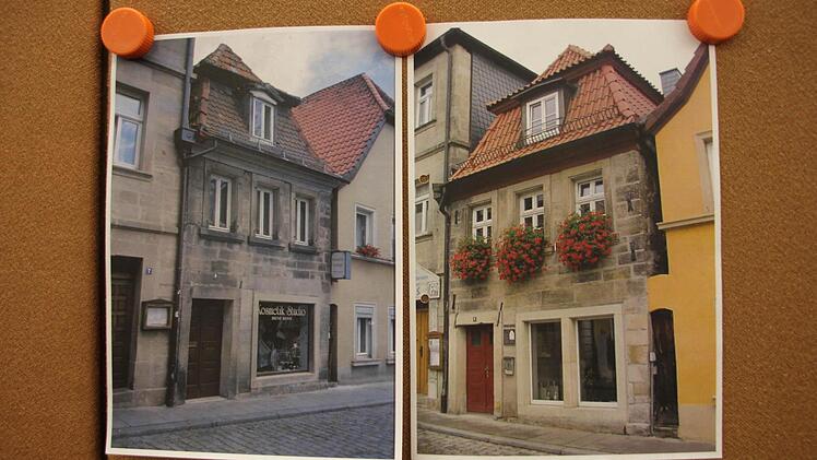 Vorher (links) und nachher (rechts) in der Strauer Straße 9  Foto: Stadt Kronach