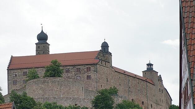 Die Plassenburg ist das Wahrzeichen der Stadt Kulmbach.