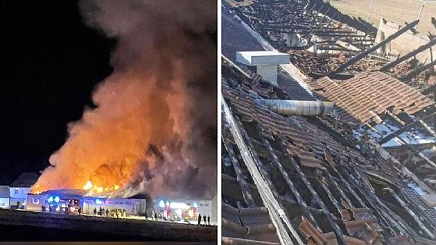 Oberhaid: Frisch renoviertes Sportheim fällt Flammen zum Opfer - nach zwei Jahren Arbeit "mit viel Herzblut"