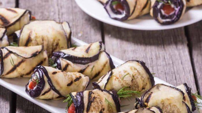 Auberginenroellchen-mit-Frischkaese