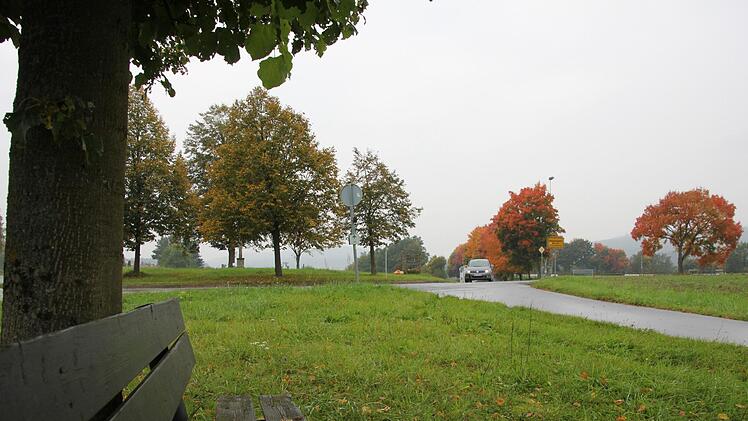 Hier endet der Radweg von Ebern in Richtung Westen - vor Unterpreppach.Ralf Kestel