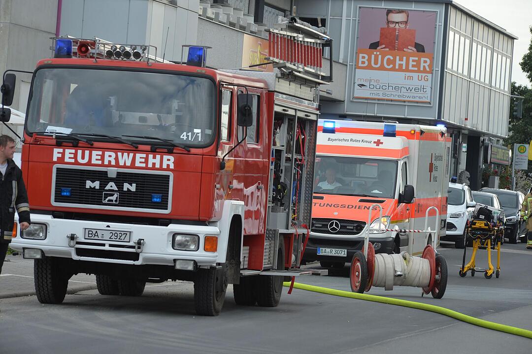 Hallstadt: Hoher Schaden bei Baumarkt-Brand