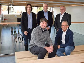 Birgit Völker, Bernd Lohneiß, Christian Balogi (hinten v. l.), Wolfgang Cayé und  Michael Ulbrich (vorne v. l.) haben den Infotag organisiert.   Sabrina Ruhmann