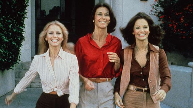 Sie ersetzte Farrah Fawcett: Zu Beginn der zweiten Staffel wurde Cheryl Ladd (links) als neuer Engel Kris Munroe eingef&uuml;hrt, die Schwester von Fawcetts Figur Jill.