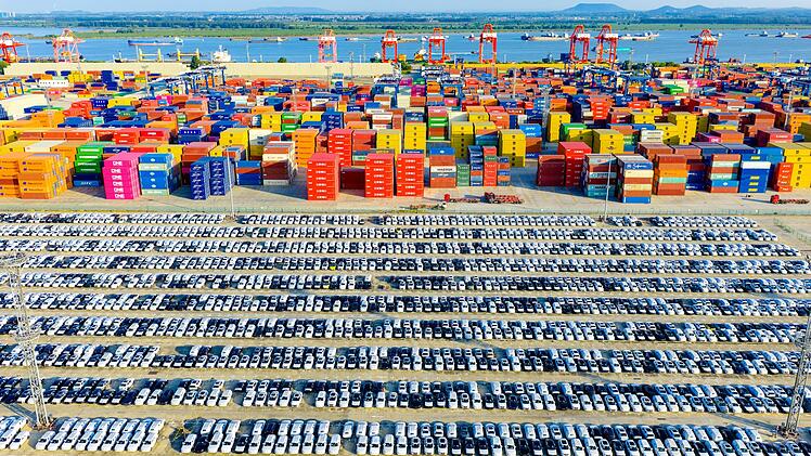 Frachtdock in Nanjing