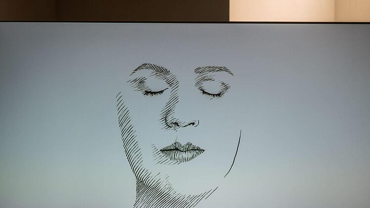 Zeichnungen und eine Installation zeigt Xenia Fink in Coburg. Die Studioausstellung im Kunstverein wird am Samstag eröffnet.Foto: Jochen Berger