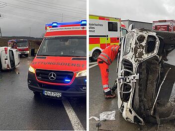 Schwerer Unfall auf A9 bei Münchberg