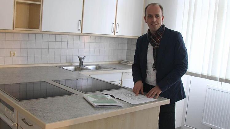 Die Küche ist bereits eingebaut - und kann natürlich genutzt werden. Foto: Sonja Adam