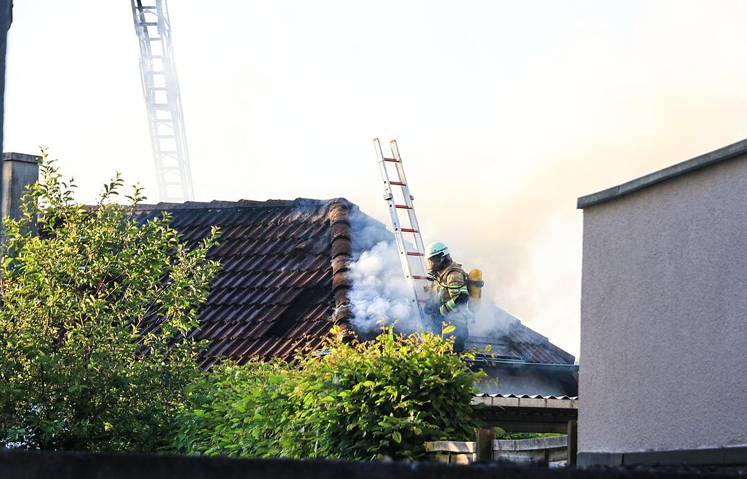 Brand in Bamberg am Pfingstmontag