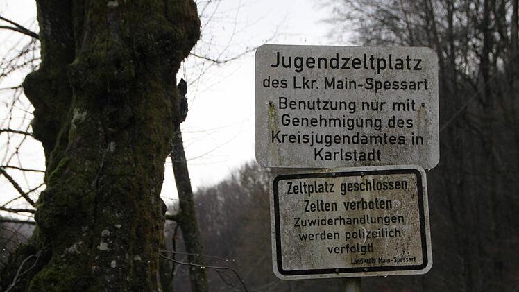 Übrigens, in unmittelbarer Nähe befindet sich ein Jugendzeltplatz. er gehört dem Landkreis Main-Spessart. Foto: Ulrike Müller