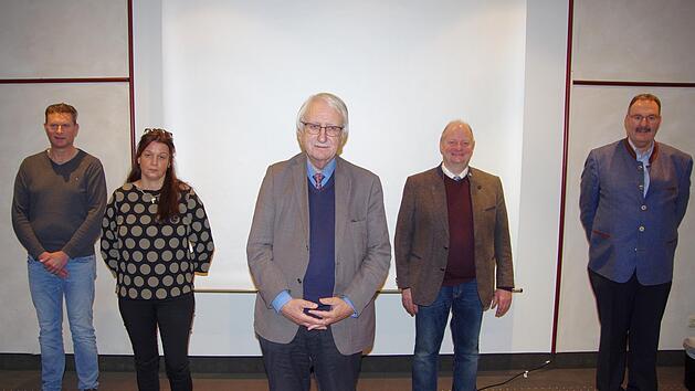 Der Vorstand des  Kreisverbands Bad Kissingen des Bayerischen Hotel- und Gastst&auml;ttenverbands wurde gew&auml;hlt: (von links) Ralf Aulbach, Sandra Kaiser, Heinz Stempfle, Thomas Dauenhauer (Bezirksvorsitzender)  und Christoph Henkelmann.