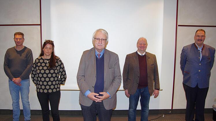 Der Vorstand des  Kreisverbands Bad Kissingen des Bayerischen Hotel- und Gaststättenverbands wurde gewählt: (von links) Ralf Aulbach, Sandra Kaiser, Heinz Stempfle, Thomas Dauenhauer (Bezirksvorsitzender)  und Christoph Henkelmann.