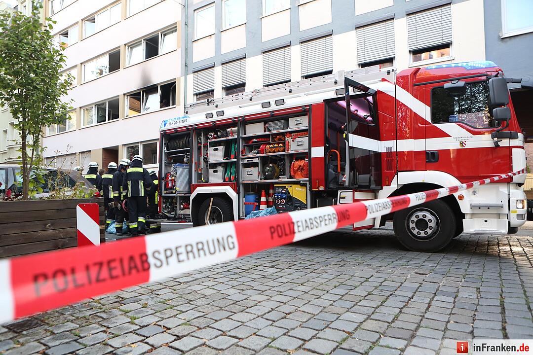 Brand in Nürnberg-Gostenhof