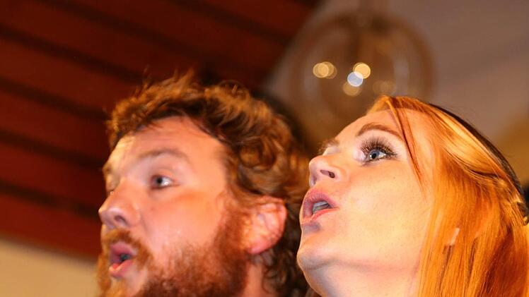 Adam und Eva beim Schlussgesang Foto: Franz Galster