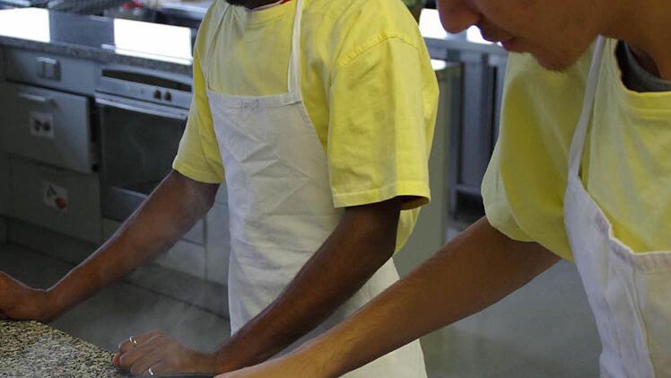 Unterricht für die unbegleiteten Jugendlichen. Foto: Marco Meißner